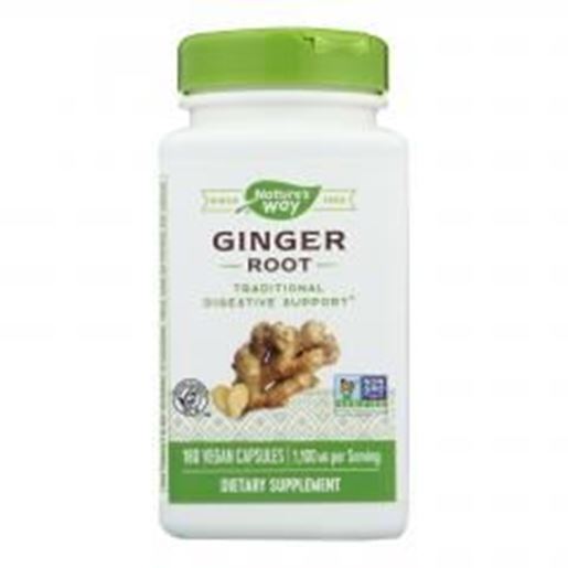 Picture of Nature's Way - Ginger Root - 180 Capsules