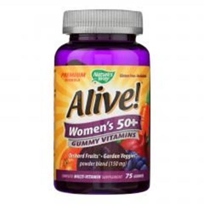 Foto de Nature's Way - Alive! Women's Multi-Vitamin Gummies - 50 Plus - 75 Gummies