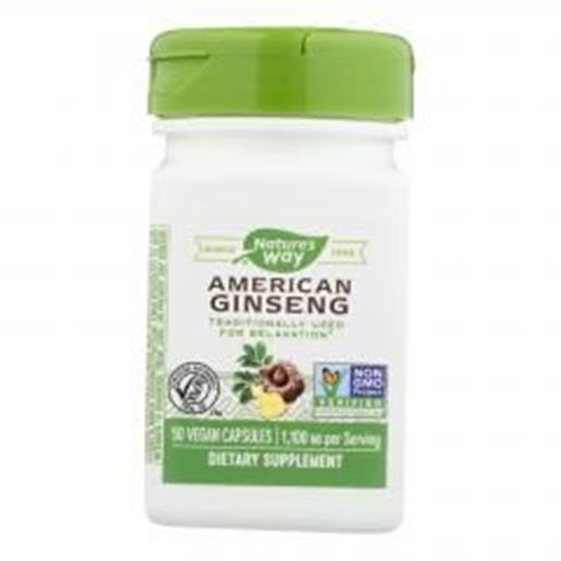 Picture of Nature's Way - American Ginseng Root - 50 Capsules