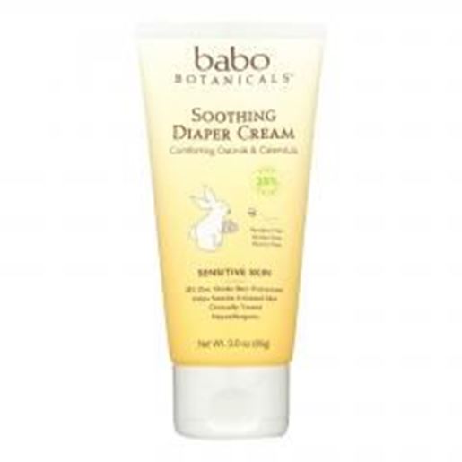 Picture of Babo Botanicals - Diaper Cream - Soothing - 3 oz