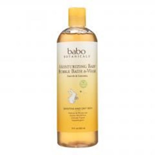 Picture of Babo Botanicals - Baby Bubble Bath and Wash - Moisturizing - Oatmilk - 15 oz