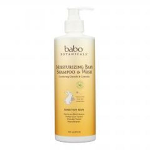 Foto de Babo Botanicals - Baby Shampoo and Wash - Moisturizing - Oatmilk - 16 oz