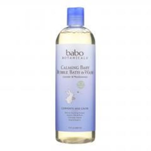 Picture of Babo Botanicals - Shampoo Bubblebath and Wash - Calming - Lavender - 15 oz