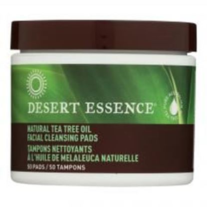 Foto de Desert Essence - Natural Tea Tree Oil Facial Cleansing Pads - Original - 50 Pads