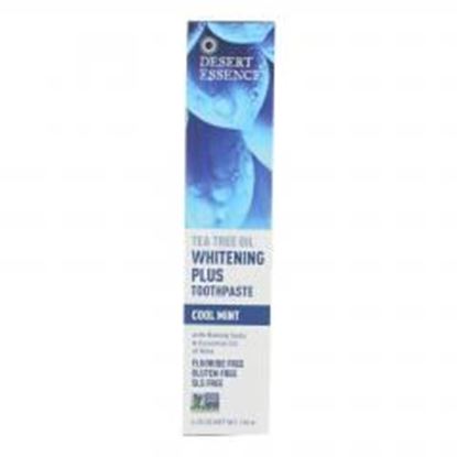 Foto de Desert Essence - Toothpaste - Tea Tree Whitening Mint - 6.25 oz