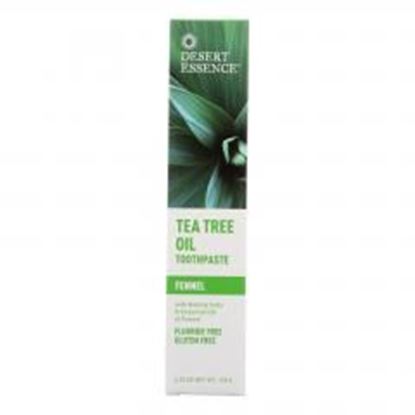 Foto de Desert Essence - Natural Tea Tree Oil Toothpaste Fennel - 6.4 oz