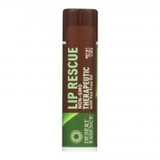 Foto de Desert Essence - Lip Rescue Therapeutic with Tea Tree Oil - 0.15 oz - Case of 24