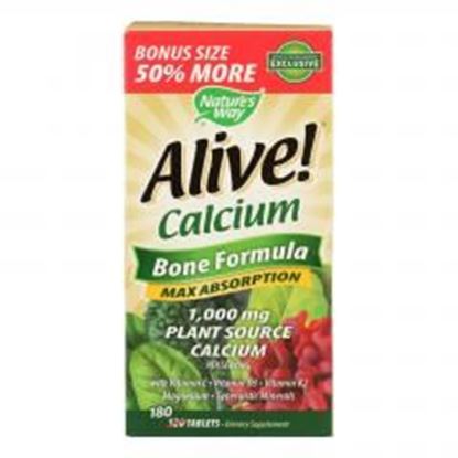 Picture of Nature's Way Alive! Calcium - 180 count