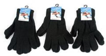 Foto de Adult Magic Stretch Gloves - Black Case Pack 24