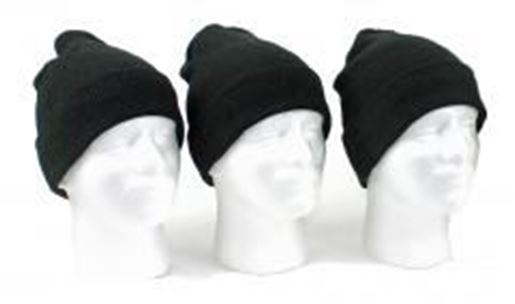 Picture of Adult Knit Hats with Cuff - Black Case Pack 24
