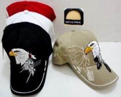 Foto de Adjustable Native Pride Eagle Hats - Assorted Colo Case Pack 24