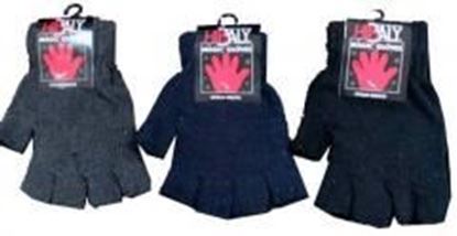 Foto de Adult Irregular Fingerless Magic Gloves - Assorted Colors Case Pack 120