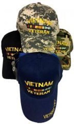 Foto de Adjustable Baseball Hat Vietnam Veteran Case Pack 24