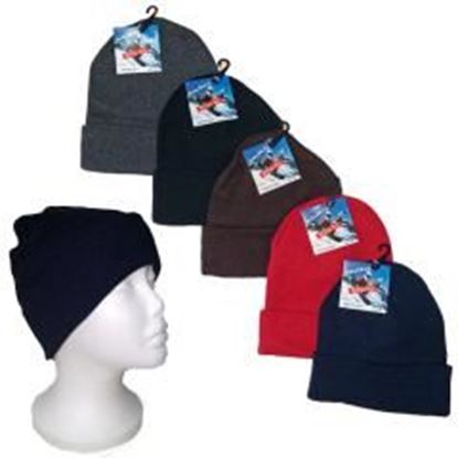 Foto de Adult Cuffed Knit Hats Case Pack 24