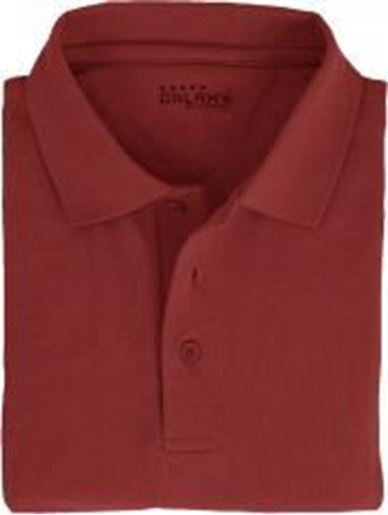 Picture of Adult Burgundy Short Sleeve Polo Shirt - Size 2XL Case Pack 36