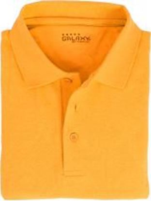 Foto de Adult Gold Short Sleeve Polo Shirt - Size 2XL Case Pack 36