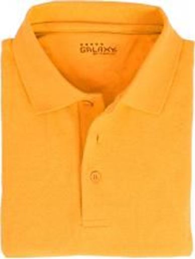 Picture of Adult Gold Short Sleeve Polo Shirt - Size 2XL Case Pack 36