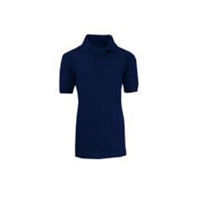 Picture of Adult Navy School Uniform Polo Shirt - Size 2XL Case Pack 36