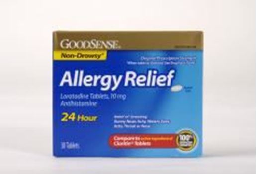 Picture of Allergy Relief Loratidine Tabs - 10mg (30 ct.) Case Pack 24