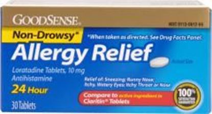 Foto de Allergy Relief Loratidine Tabs - 10mg (30 ct.) Case Pack 24