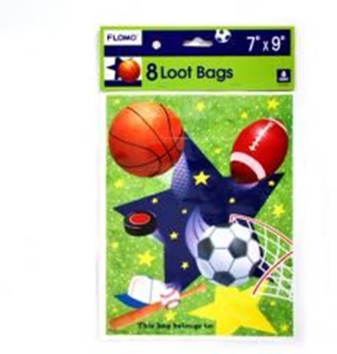 Picture of All Star Sports Loot Bags (8 count) Case Pack 36