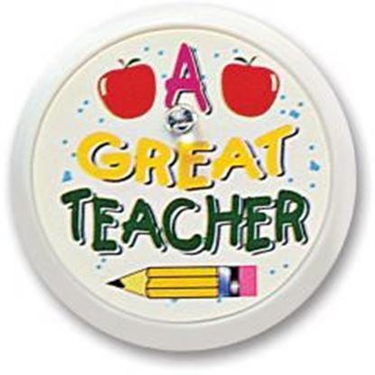 Picture of A Great Teacher Blinking Button Case Pack 18