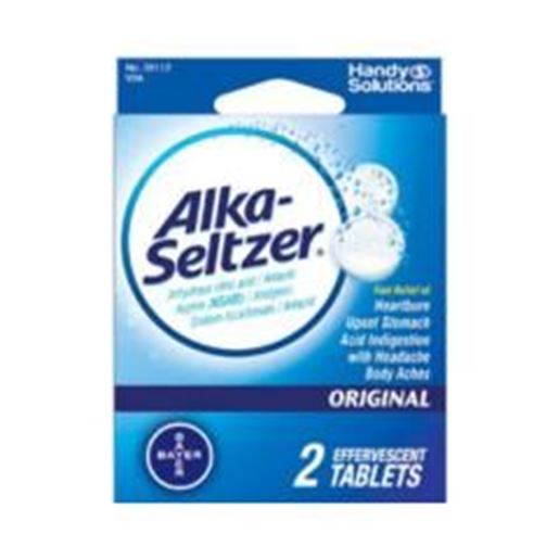 Picture of Alka-Seltzer&reg; Tablets - 2 Tablets Case Pack 12