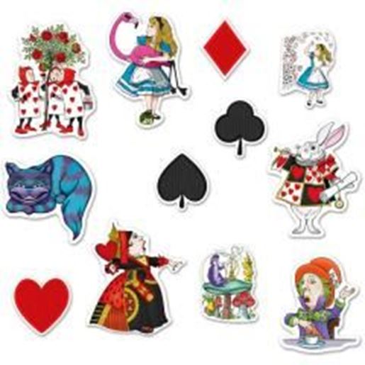 Foto de Alice In Wonderland Cutouts Case Pack 12