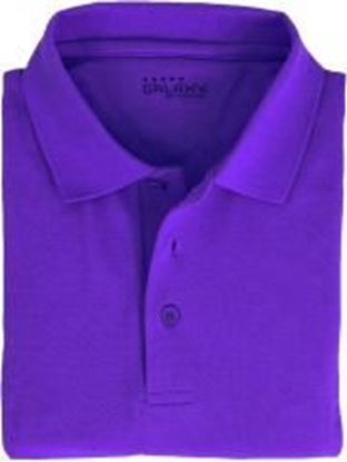 Picture of Adult Short Sleeve Grape Polo Shirts - Sizes M-XXL Case Pack 36