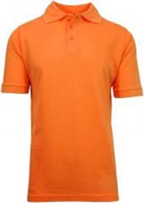 Picture of Adult Short Sleeve Orange Polo Shirts - Sizes M-XXL Case Pack 36