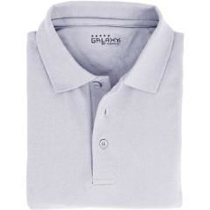 Picture of Adult Short Sleeve White Polo Shirts - Sizes M-XXL Case Pack 36