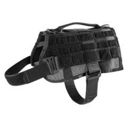 Picture of US Tactical K9 MOLLE Vest - Black - Large