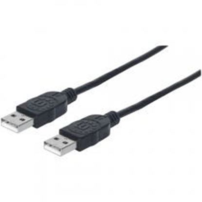 图片 Manhattan 353915 USB 2.0 A-Male to A-Male Cable (10ft)