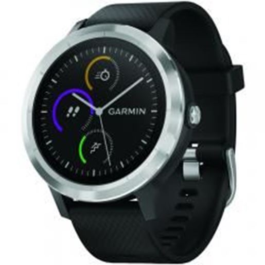 图片 Garmin 010-01769-01 vivoactive 3 (Black with Stainless Hardware)