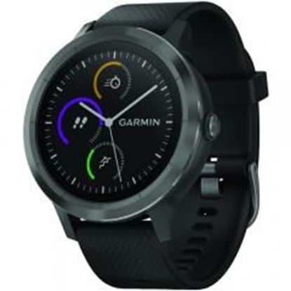 图片 Garmin 010-01769-11 vivoactive 3 (Black with Slate Hardware)