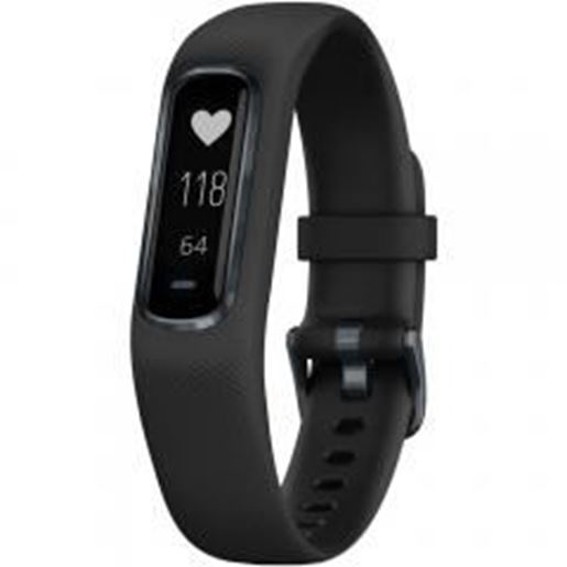 Picture of Garmin 010-01995-10 vivosmart 4 Activity Tracker (Black with Midnight Hardware, Small/Medium Wrists)