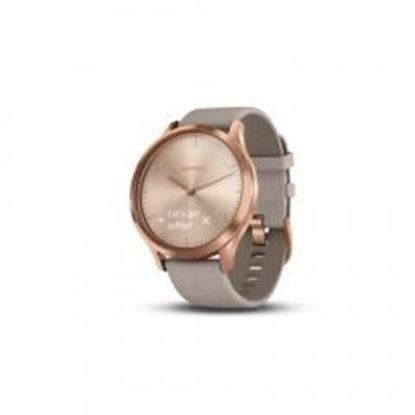 Foto de Garmin 010-01850-19 vivomove HR Premium (Rose Gold with Gray Suede)