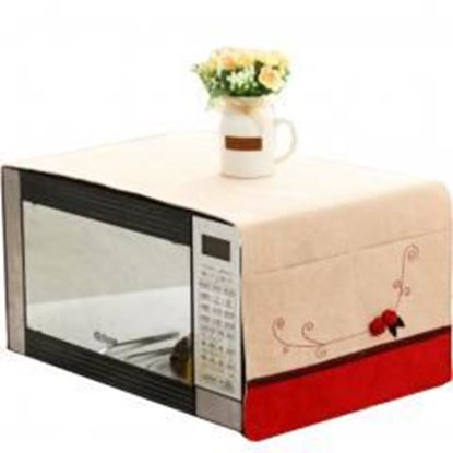 Foto de Elegant Microwave Oven Dustproof Cover Microwave Protector -02