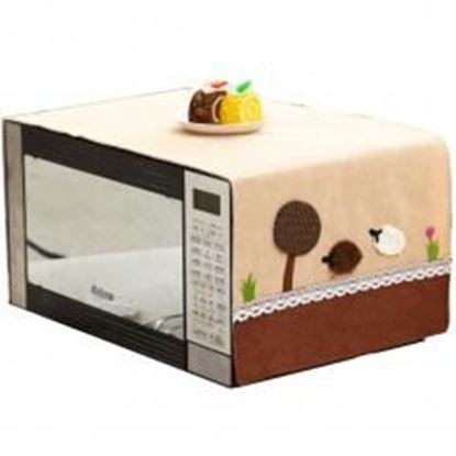 Foto de Elegant Microwave Oven Dustproof Cover Microwave Protector -04