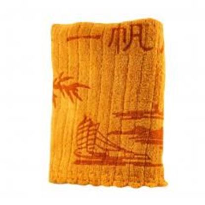 Foto de Water Absorption Towels Cotton Thicken Bamboo Tea Towels Tea Accessory-Yellow