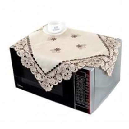 Foto de European Style Embroidered Microwave Oven Cover Microwave Protector, A