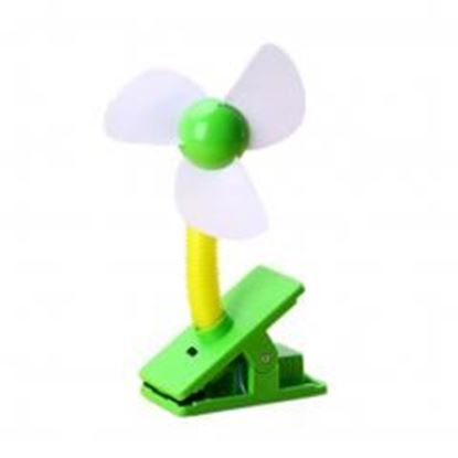 Foto de Turnable Rechargeable Mini USB Fan Electric Fan for Dormitory, C