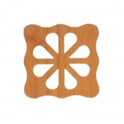 Foto de Wooden Cartoon Potholder Table Mat Non-Slip Pad Coaster  4 PCS- A7