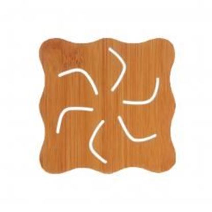Picture of Wooden Cartoon Potholder Table Mat Non-Slip Pad Coaster  4 PCS- A10
