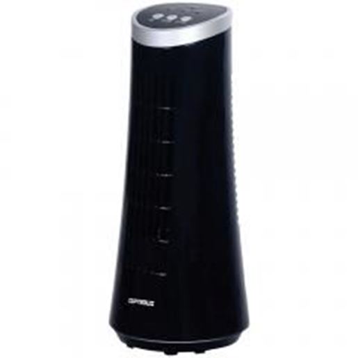 Foto de Optimus F-7345BK 12" Desktop Ultraslim Oscillating Tower Fan (Black)