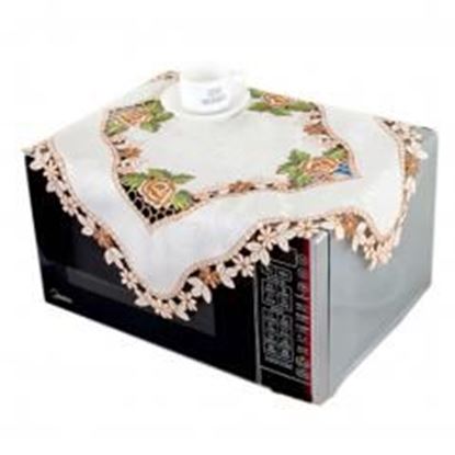 Foto de European Style Embroidered Microwave Oven Cover Microwave Protector, G