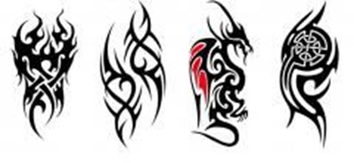 图片 Four Pieces Of Men And Women Tattoos Waterproof Stickers-1