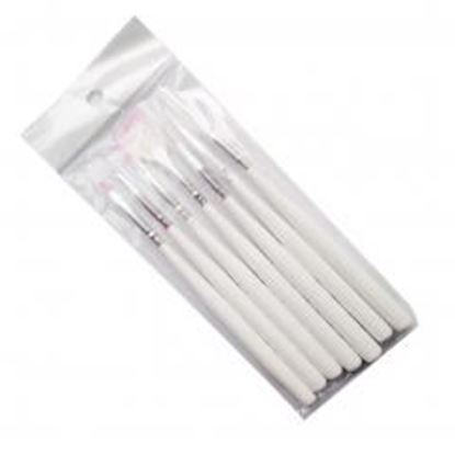 Foto de 7 PCS Toe Nail Art Pens Nail Brush Art Nail Art Tools Nail Supply Nails Design