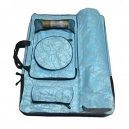 Foto de Camouflage Sketching Bag Art Supplies Holder Painting Accessory Organizer-Blue