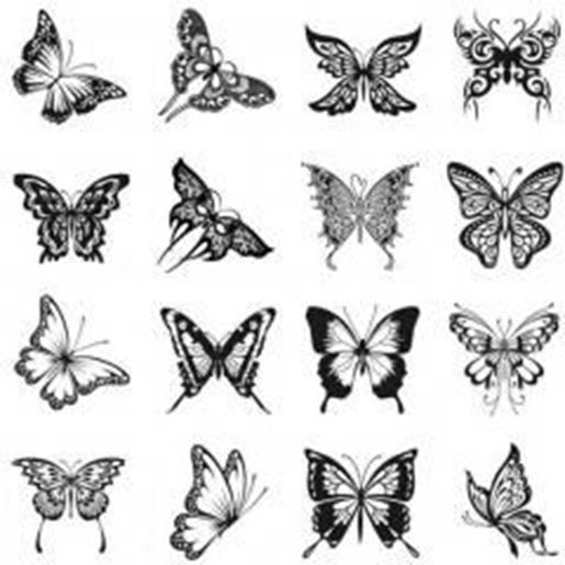 Picture of Hot Selling Men And Women Temporary  Tattoos Waterproof Stickers Butterfly-A391